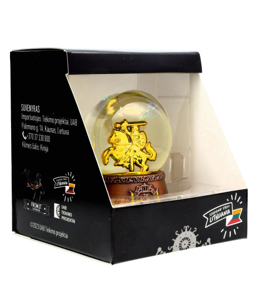 Snow Globe Lithuania with Vytis and Coat of Arms